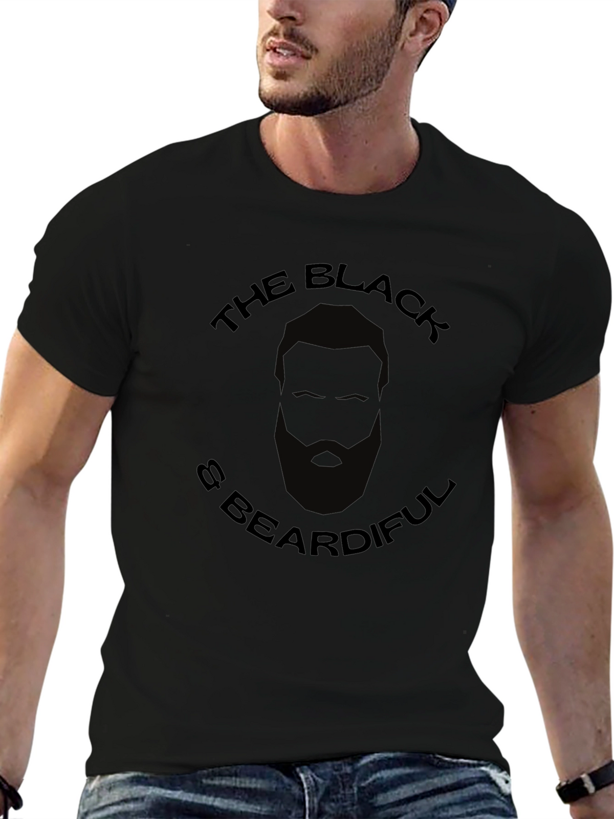 Black & Beardiful Graphic Tee