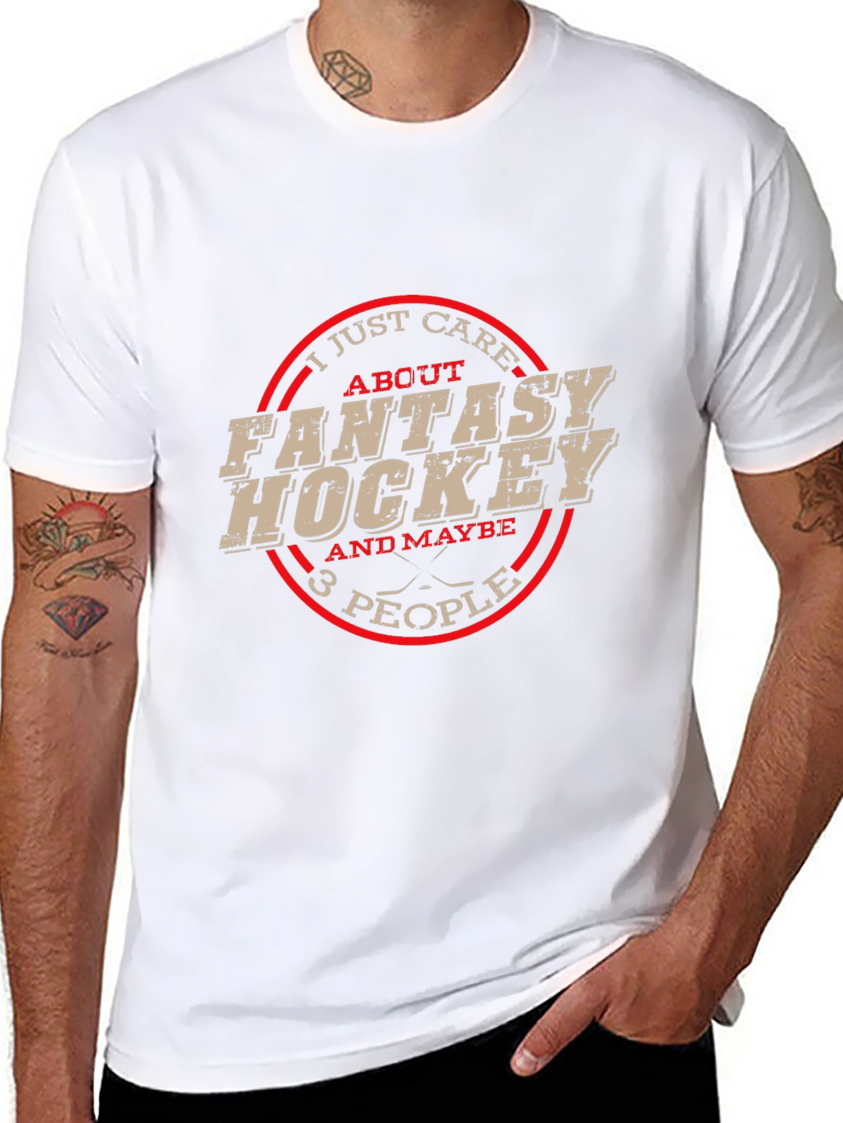 Fantasy Hockey T-Shirt - Funny Sports Tee