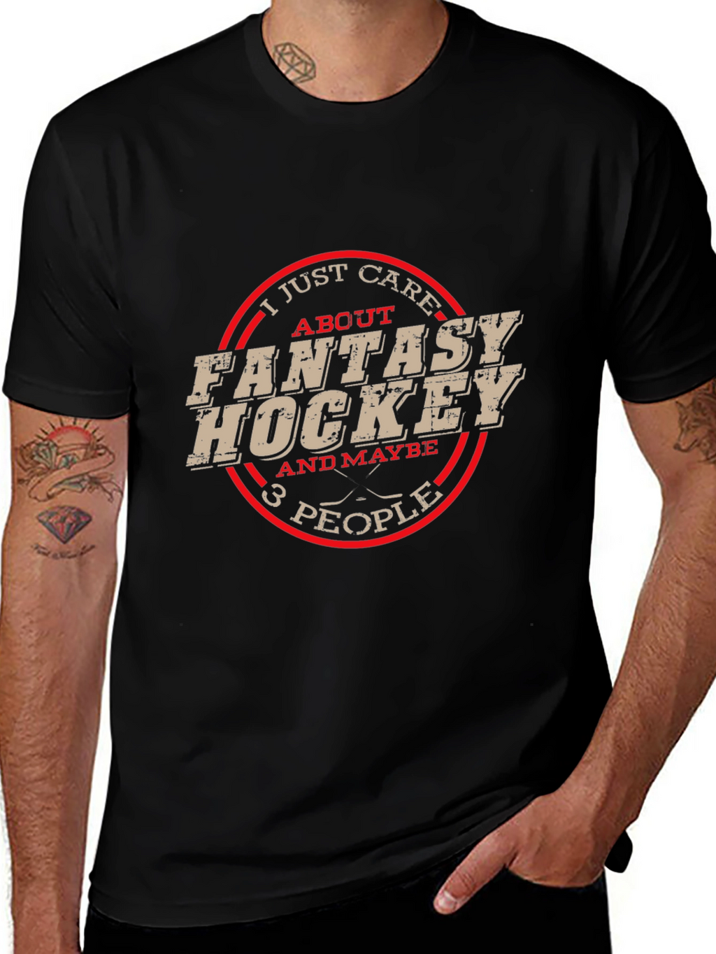 Fantasy Hockey T-Shirt - Funny Sports Tee