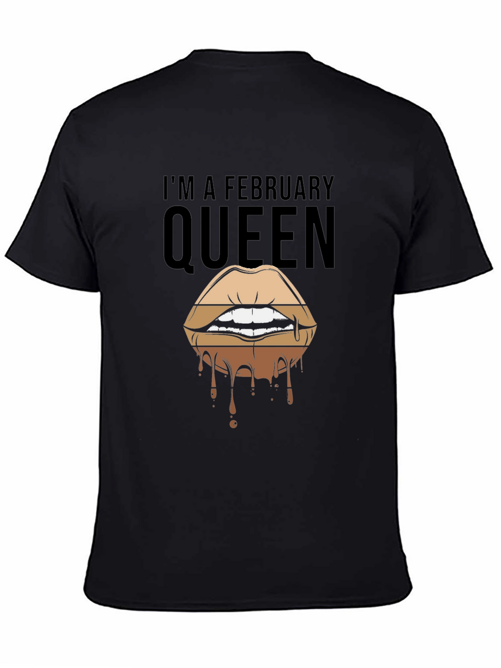 February Queen Lips Drip Graphic Tee