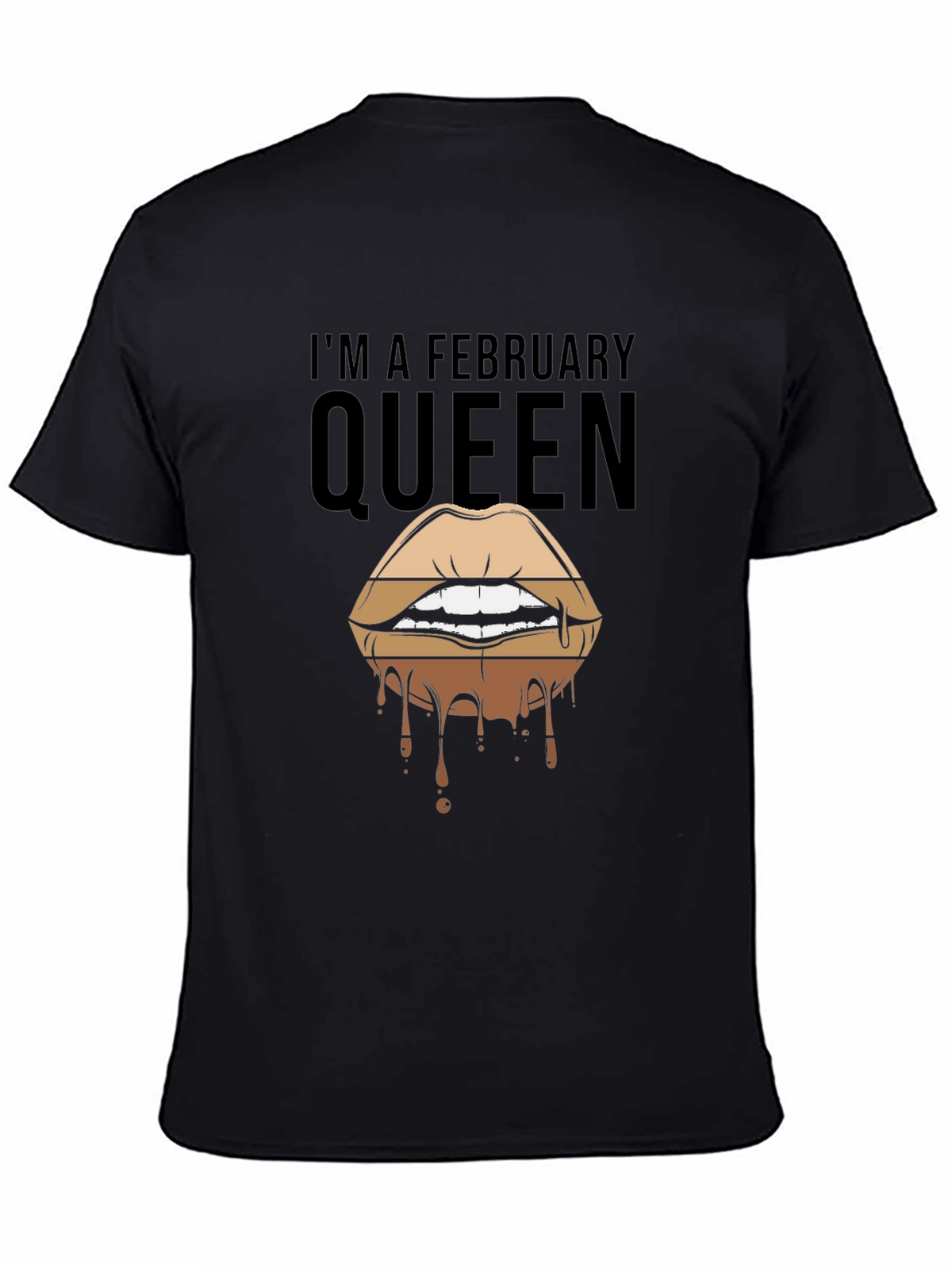 February Queen Lips Drip Graphic Tee