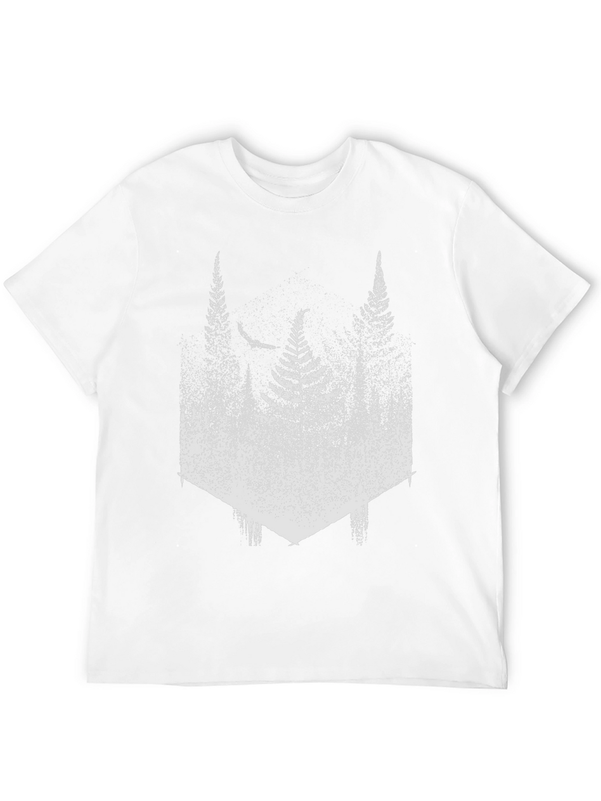 Fern Forest Graphic Tee - Mens Black T-Shirt