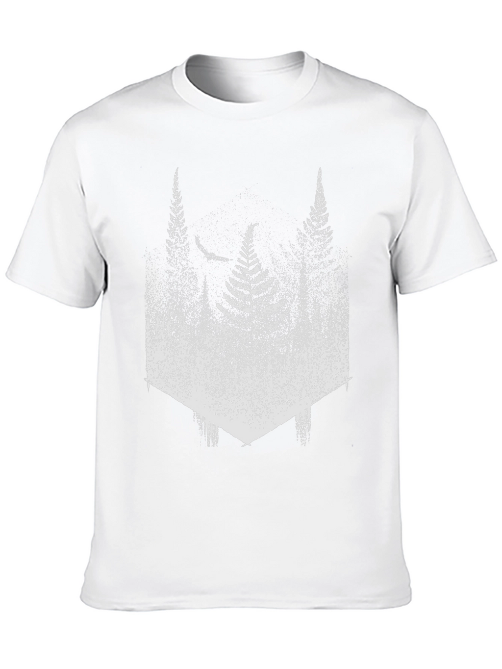 Fern Forest Graphic Tee - Mens Black T-Shirt