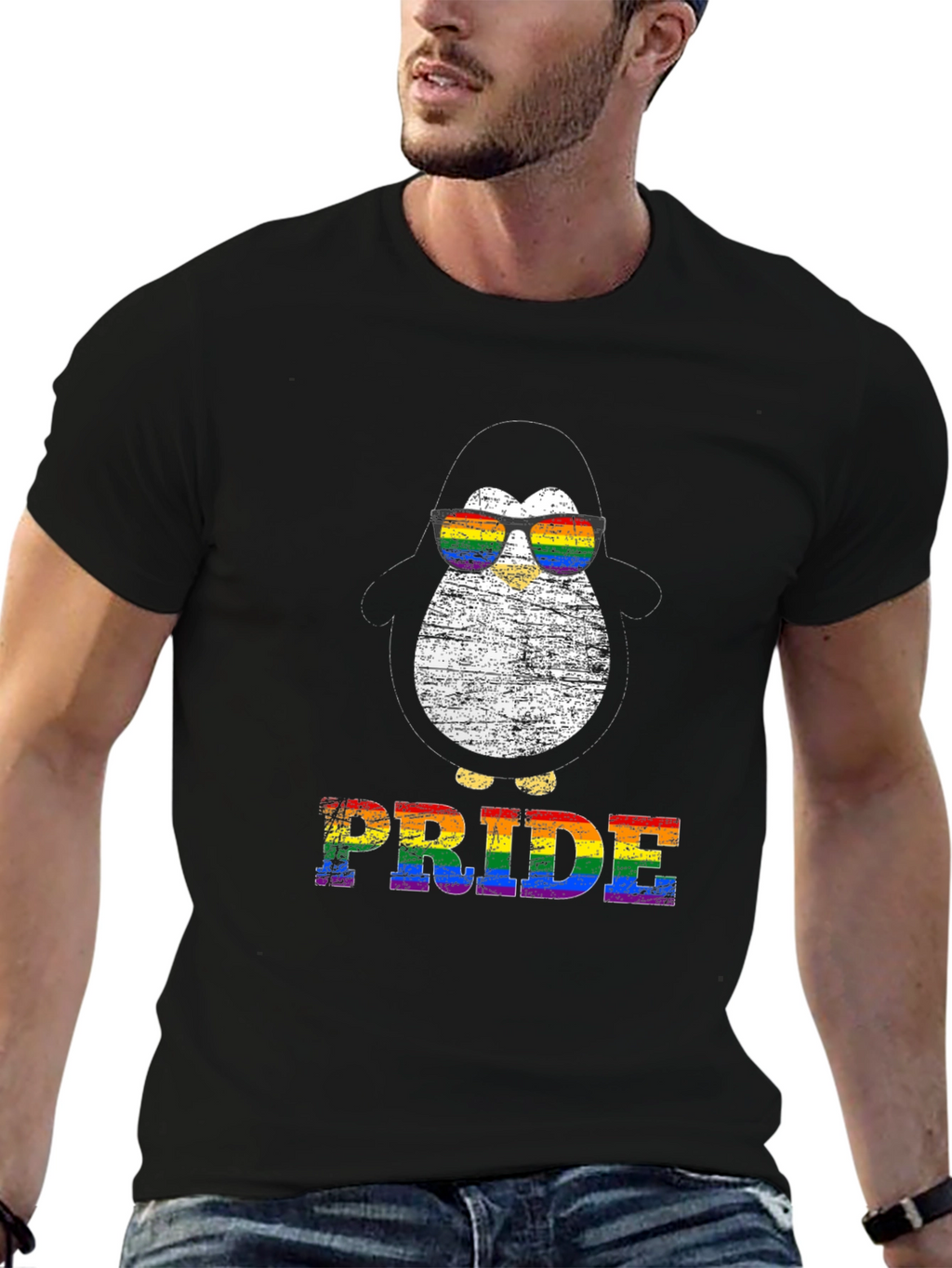 Pride Penguin Graphic Tee