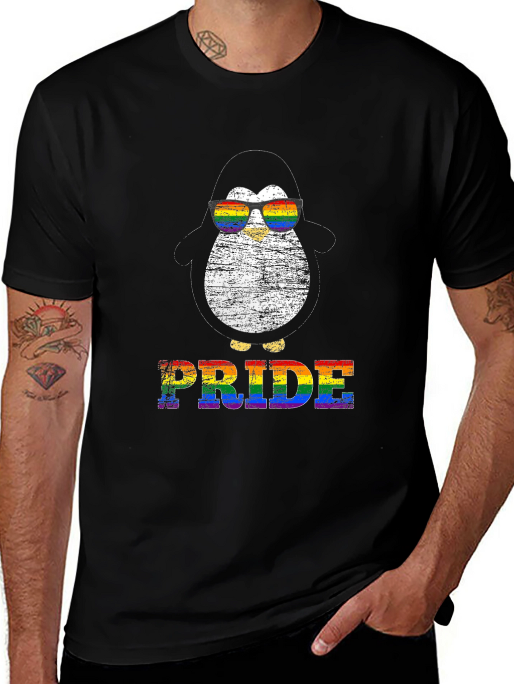 Pride Penguin Graphic Tee