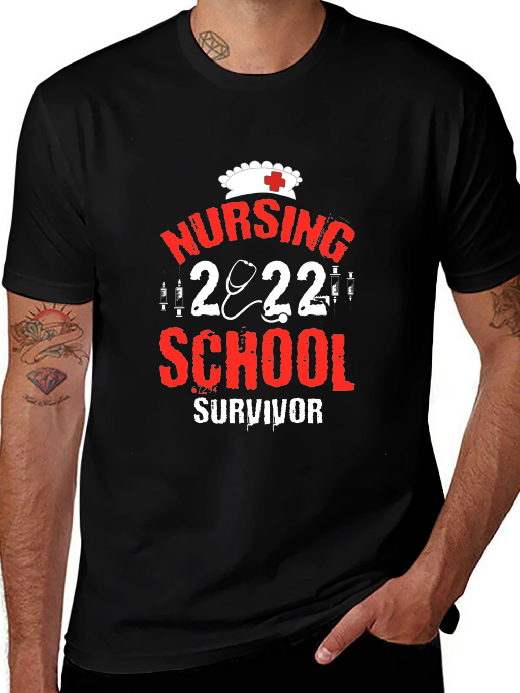 Nursing School Survivor 2022 Graphic Tee