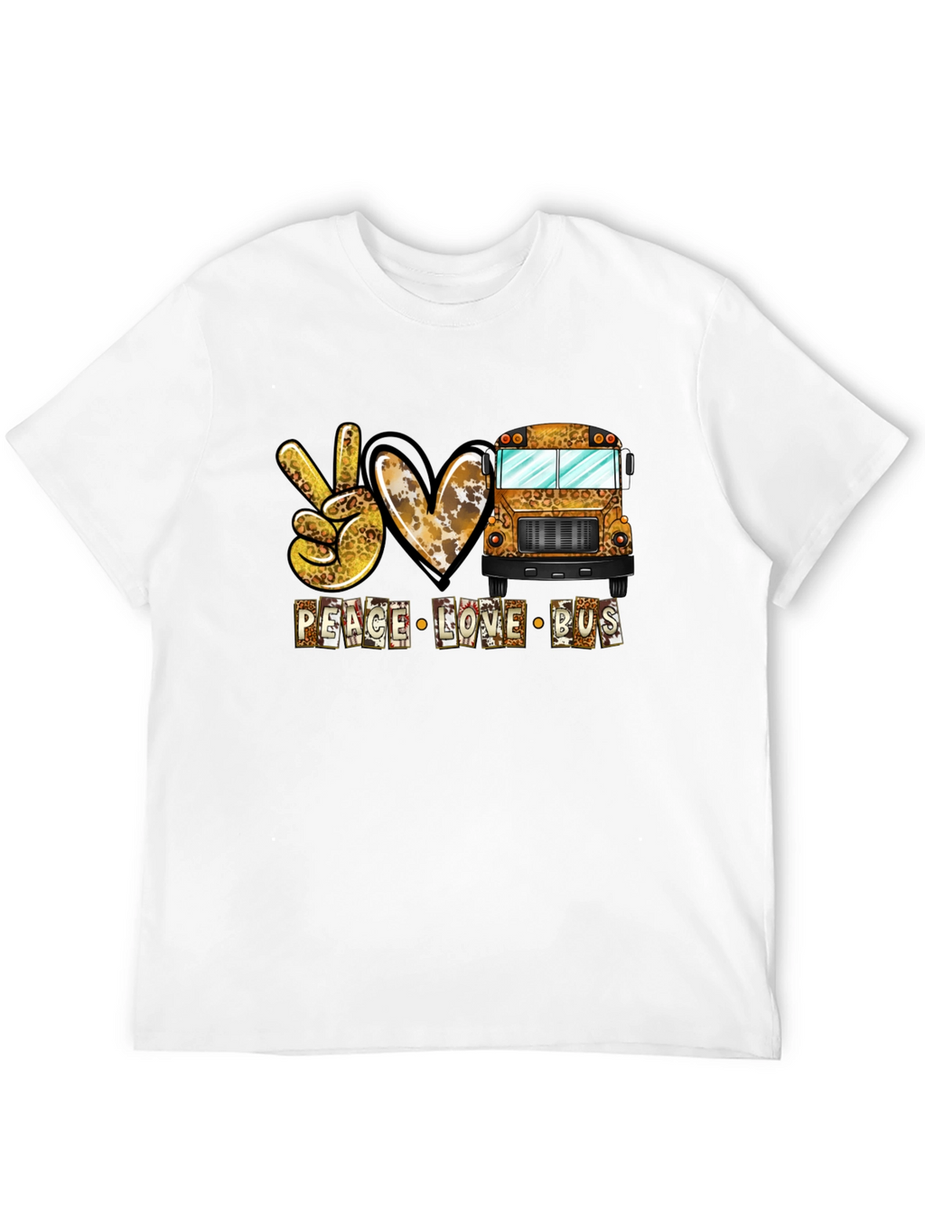 Peace Love Bus Graphic Tee