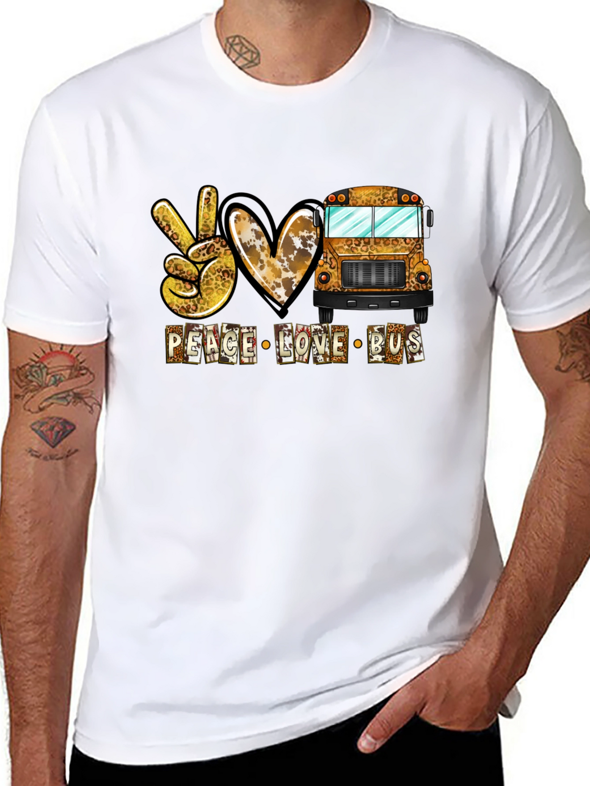 Peace Love Bus Graphic Tee
