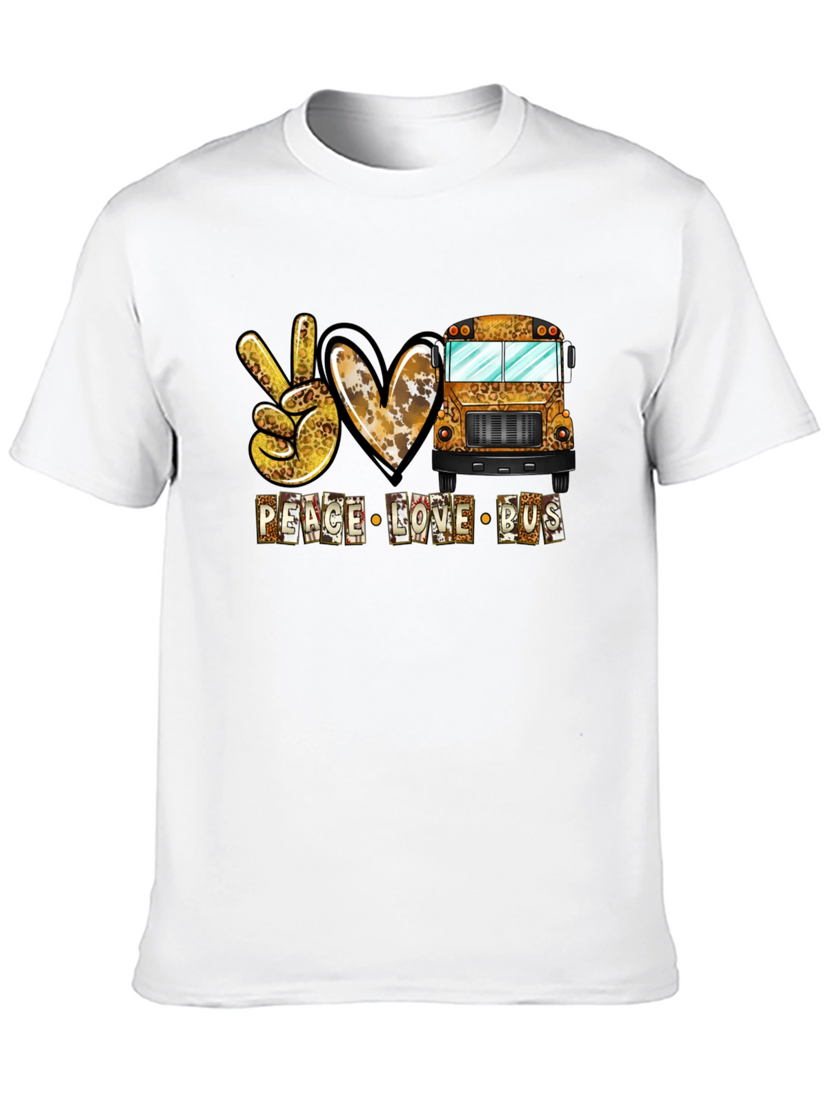 Peace Love Bus Graphic Tee