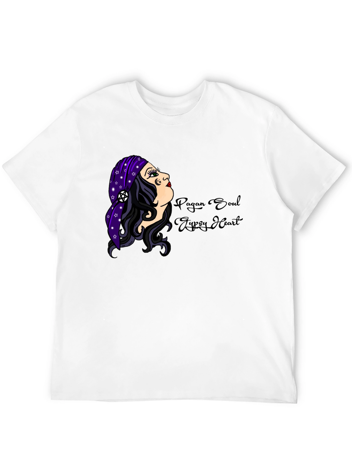 Pagan Soul Gypsy Heart Black T-Shirt