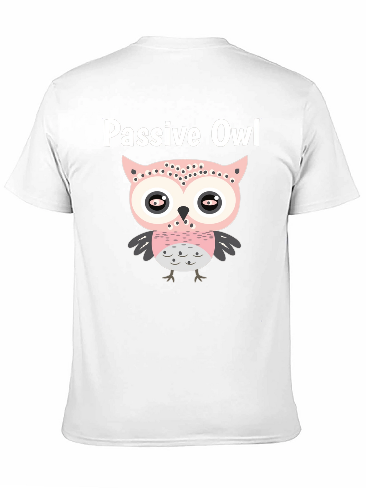 Passive Owl Graphic Tee - Soft Cotton Blend