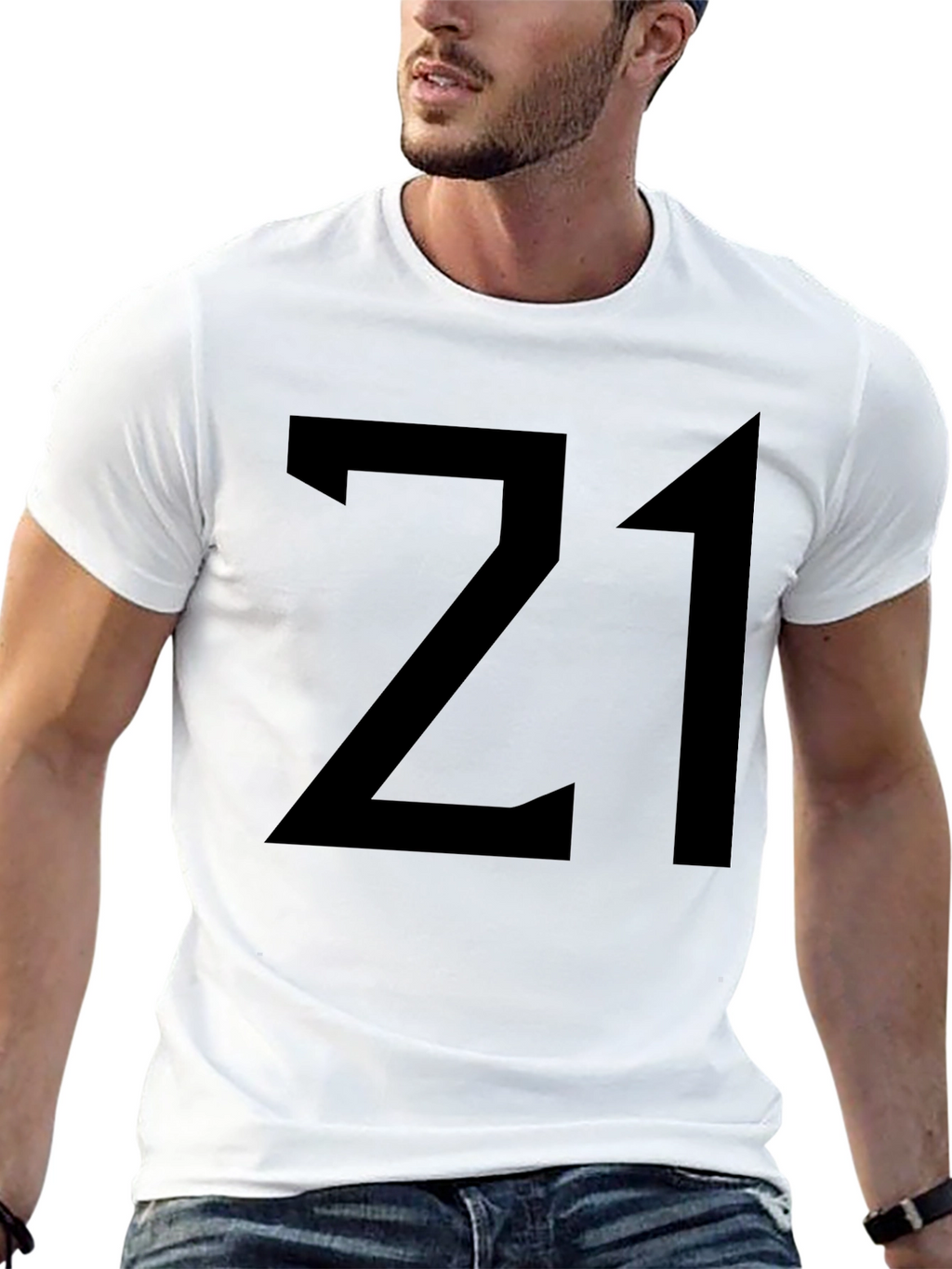 Bold 21 Graphic Tee - Classic Black