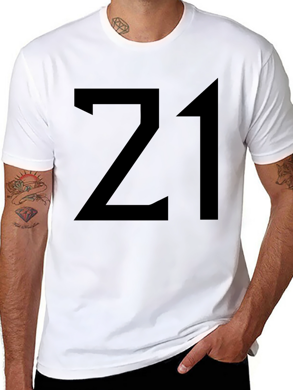 Bold 21 Graphic Tee - Classic Black