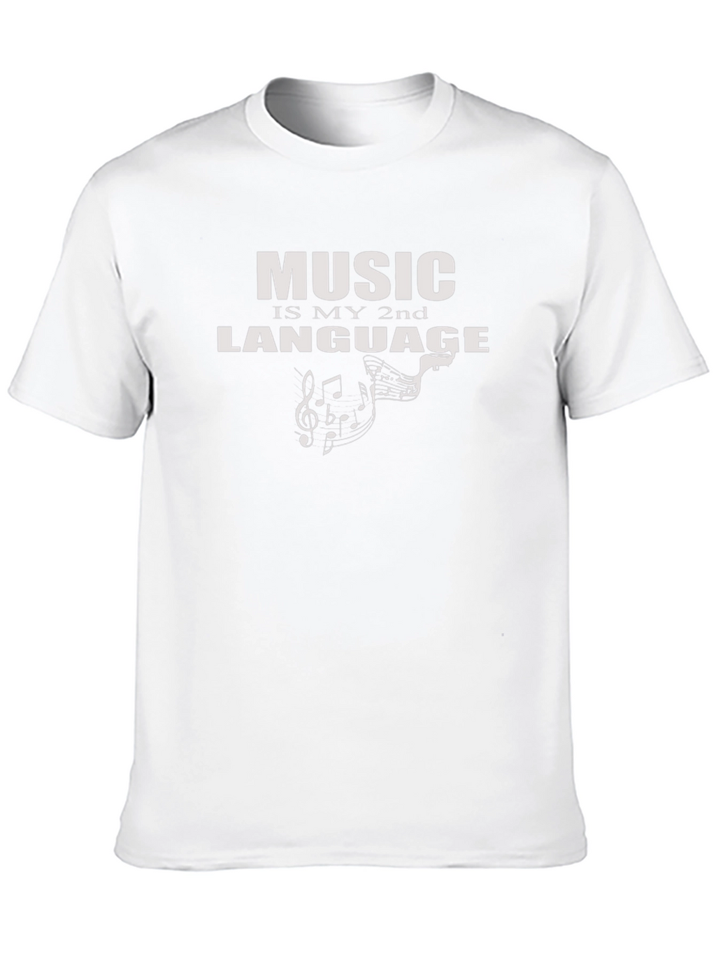 Music is My 2nd Language T-Shirt
