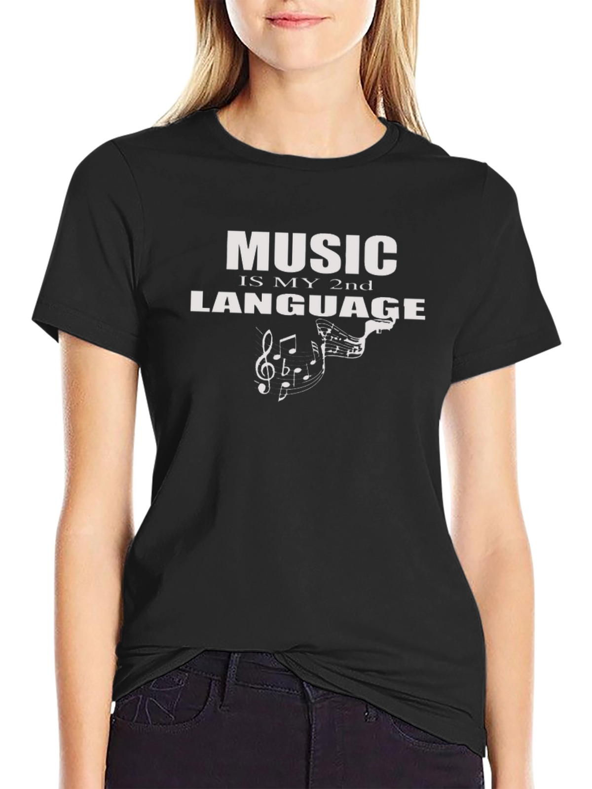 Music is My 2nd Language T-Shirt