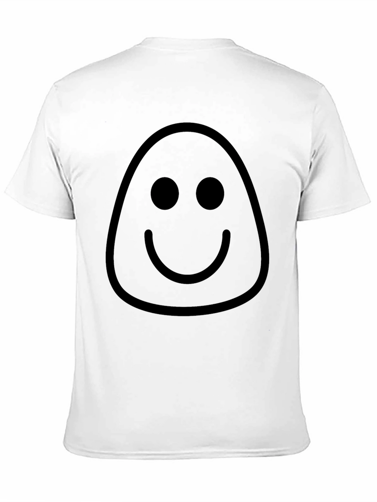 Smiley Face Graphic Tee - Mens Black T-Shirt