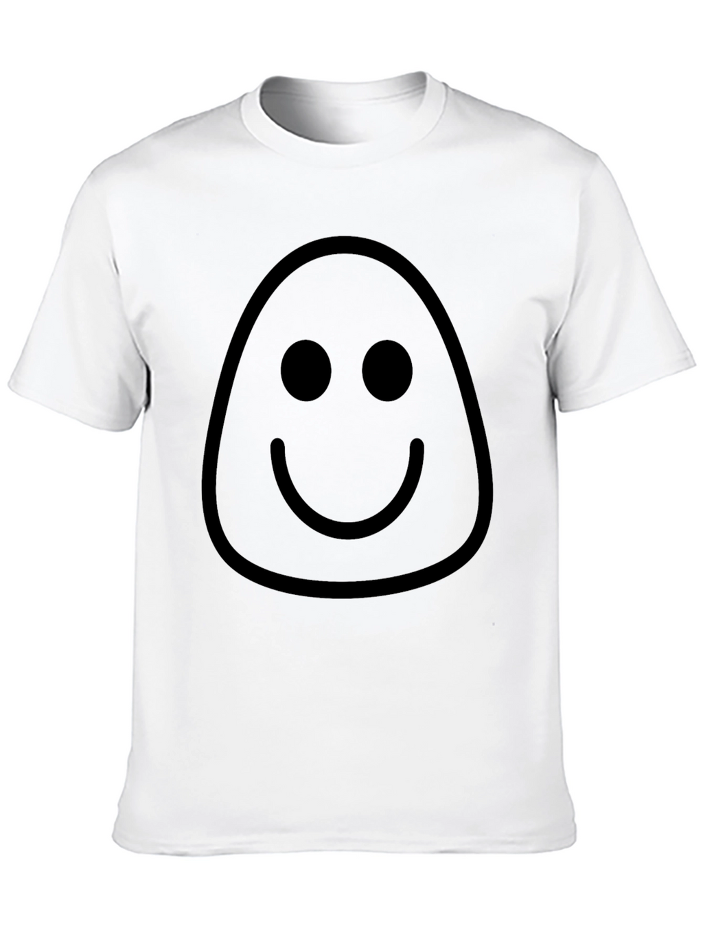 Smiley Face Graphic Tee - Mens Black T-Shirt