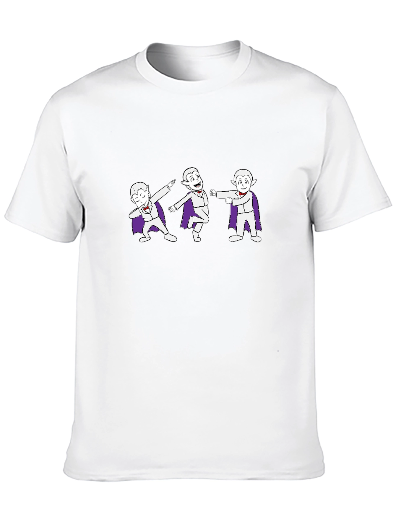 Dancing Vampire Cartoon Graphic T-Shirt