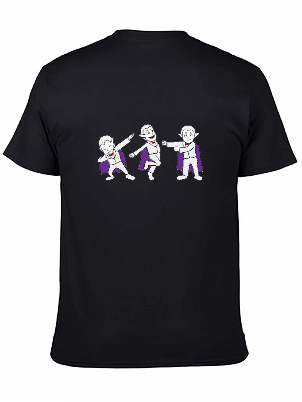 Dancing Vampire Cartoon Graphic T-Shirt