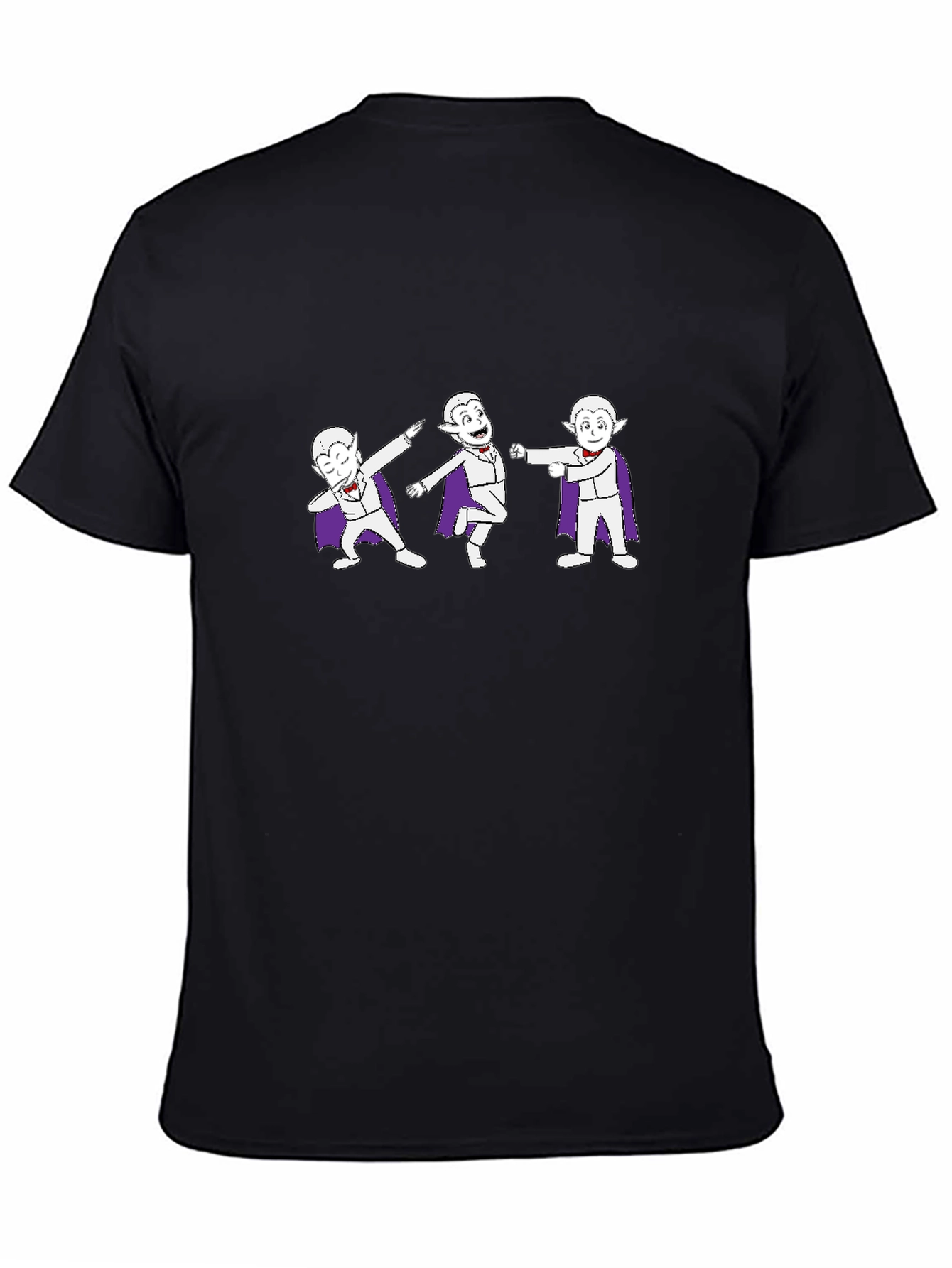 Dancing Vampire Cartoon Graphic T-Shirt