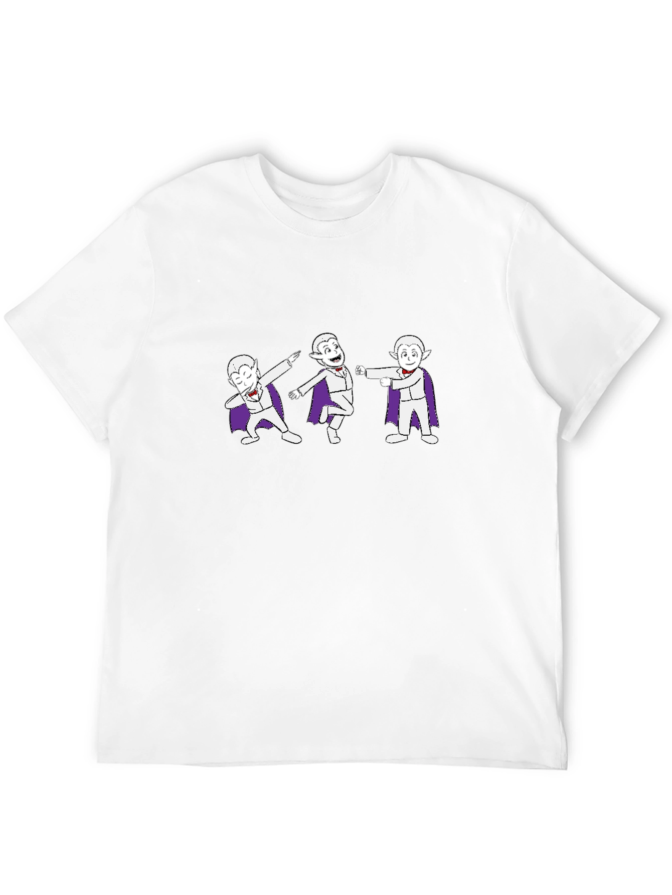 Dancing Vampire Cartoon Graphic T-Shirt