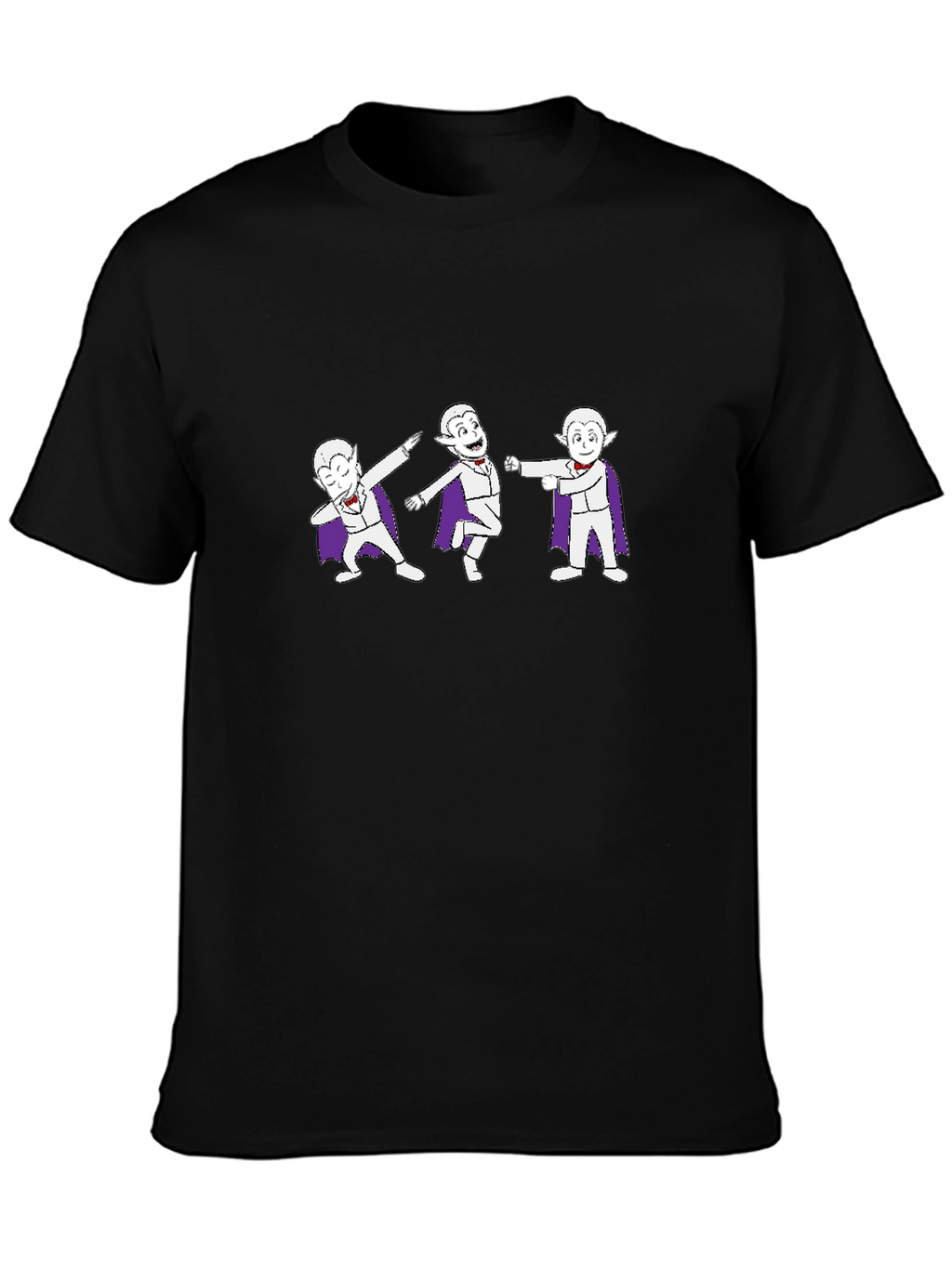 Dancing Vampire Cartoon Graphic T-Shirt