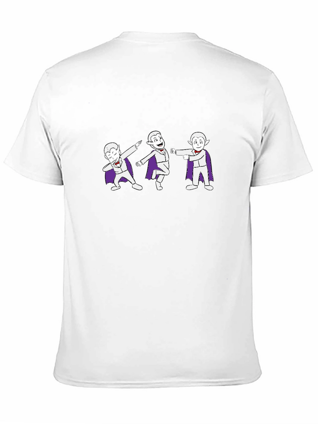 Dancing Vampire Cartoon Graphic T-Shirt