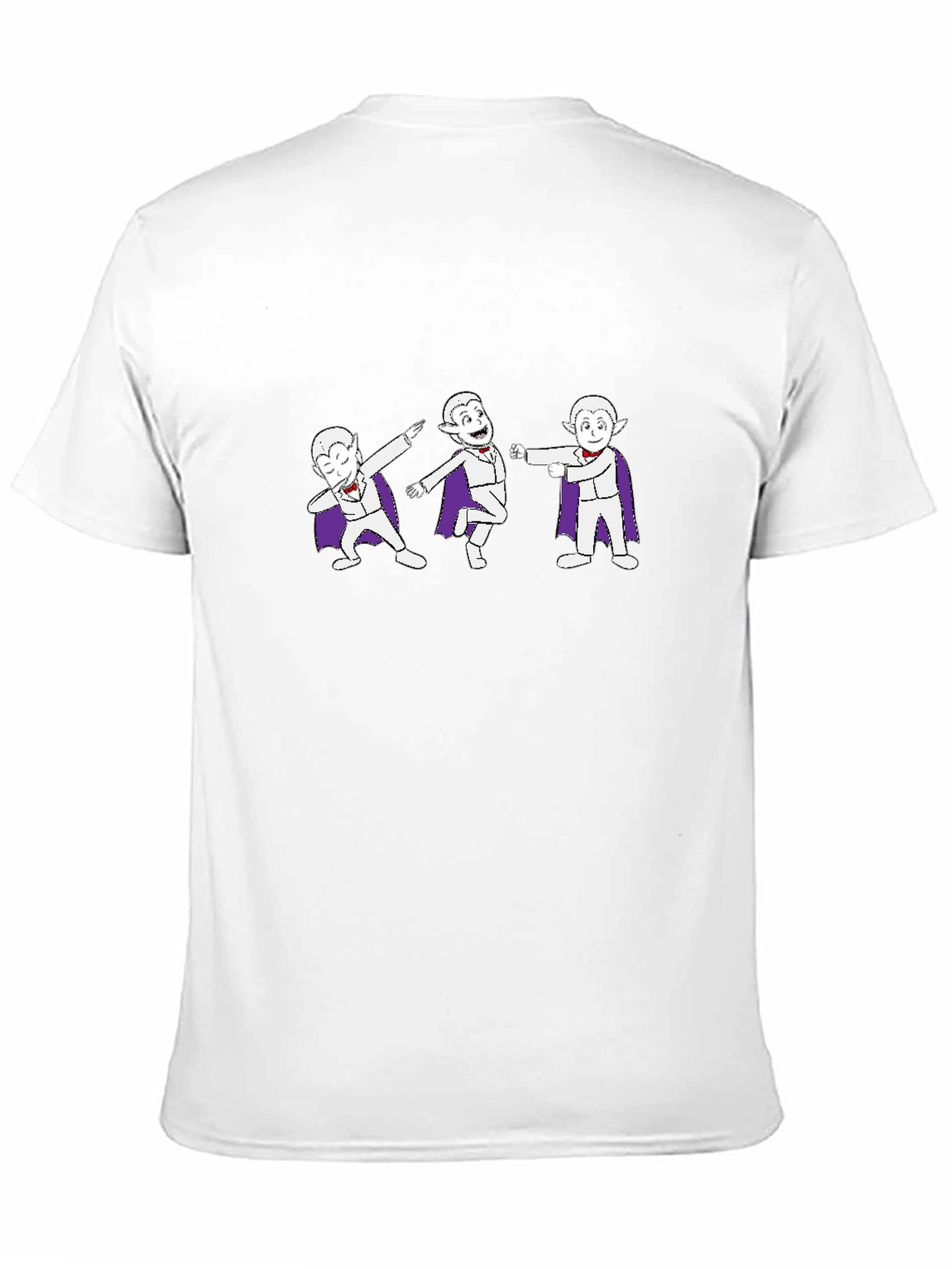 Dancing Vampire Cartoon Graphic T-Shirt