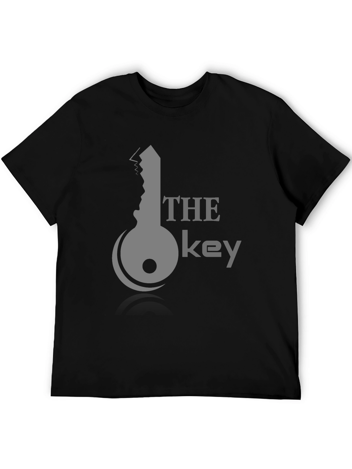 The Key Graphic Tee - Stylish Black Cotton T-Shirt