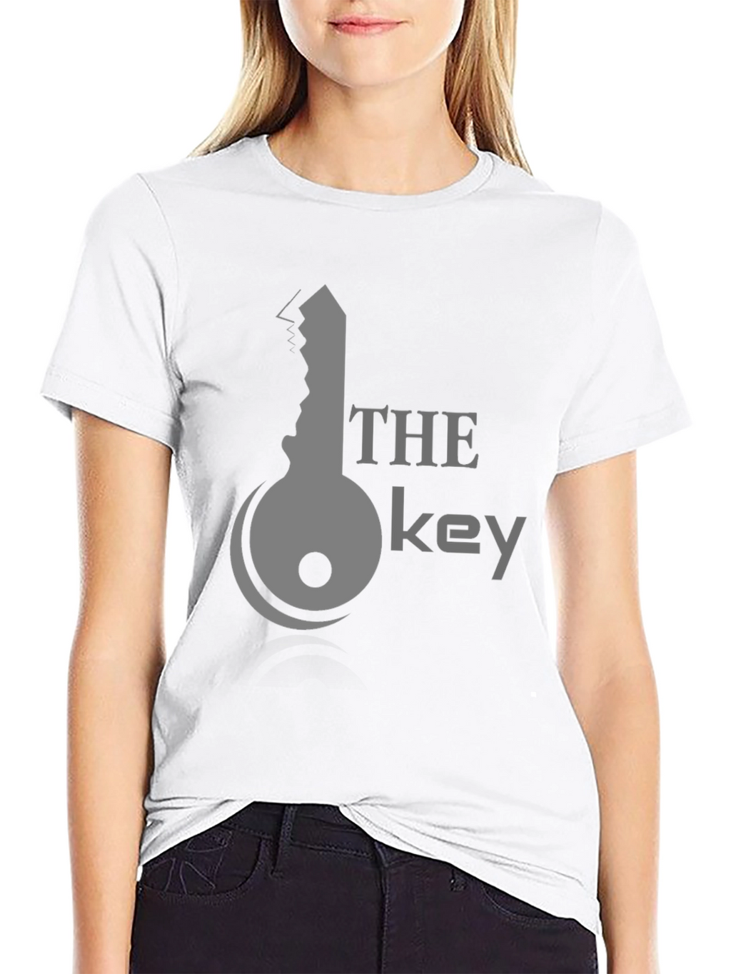 The Key Graphic Tee - Stylish Black Cotton T-Shirt