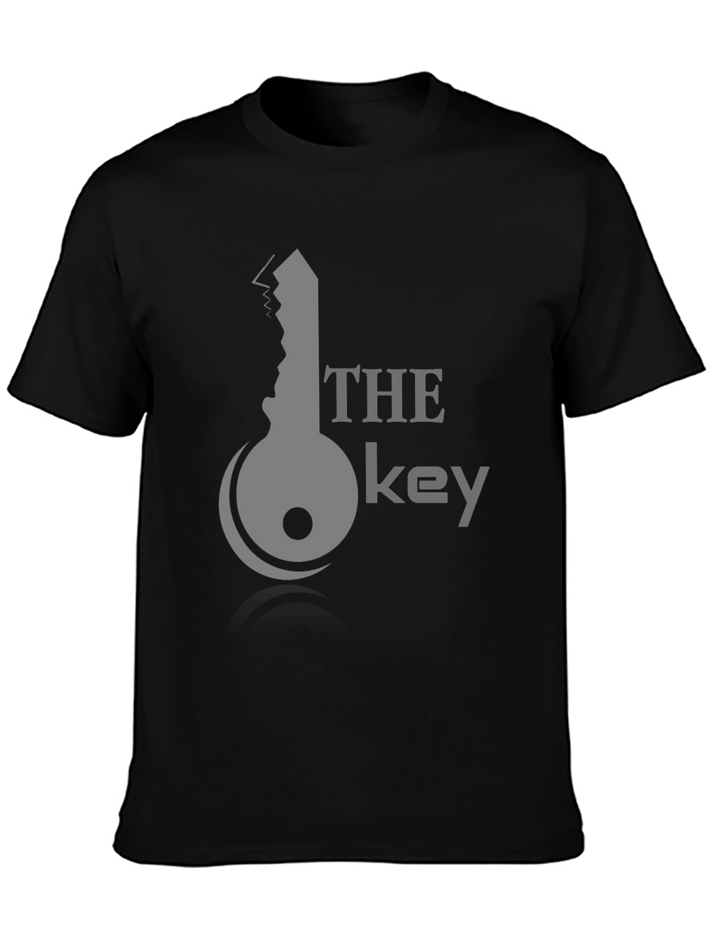 The Key Graphic Tee - Stylish Black Cotton T-Shirt