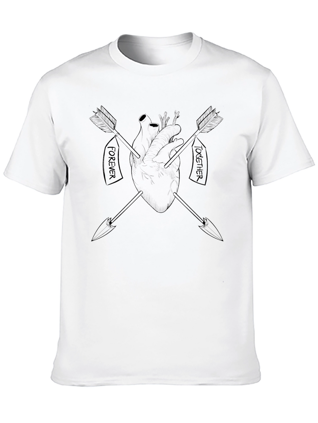 Heart & Arrows Graphic Tee - Forever Together