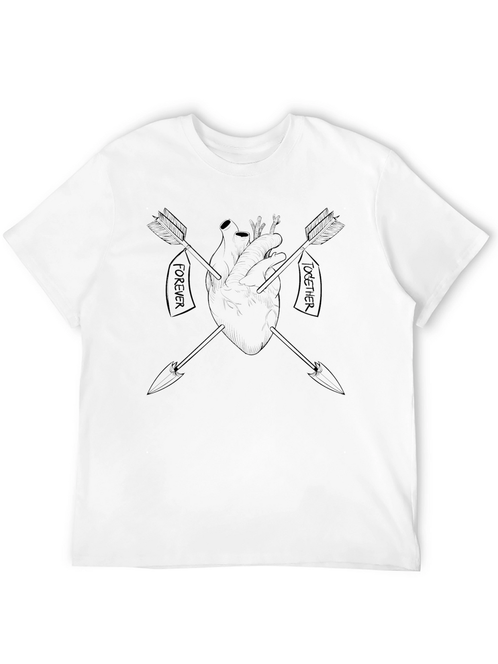 Heart & Arrows Graphic Tee - Forever Together