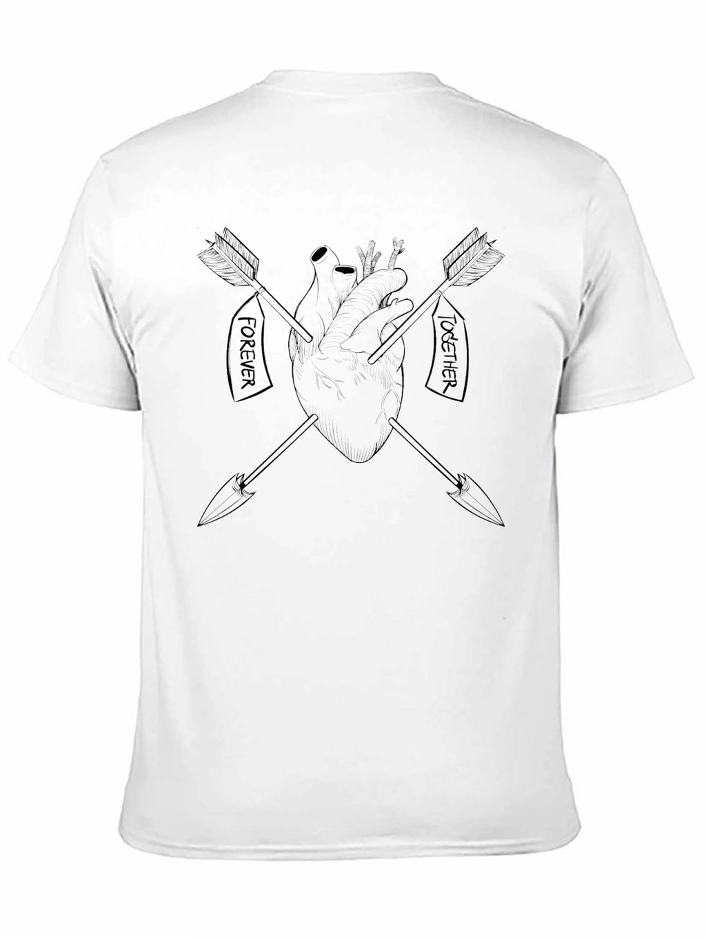 Heart & Arrows Graphic Tee - Forever Together