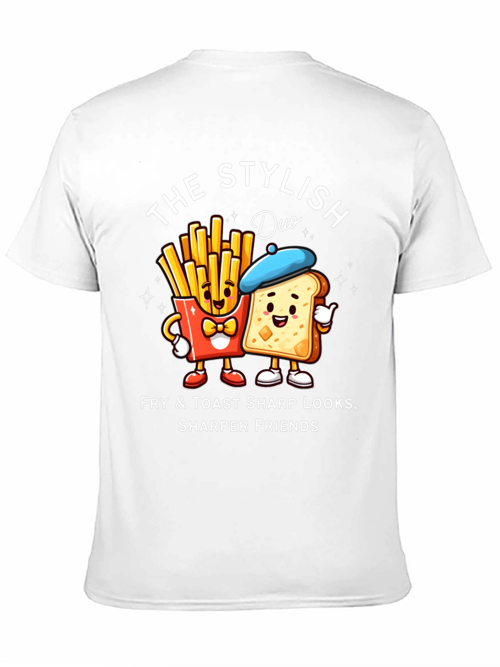 Stylish Fry & Toast Duo T-Shirt