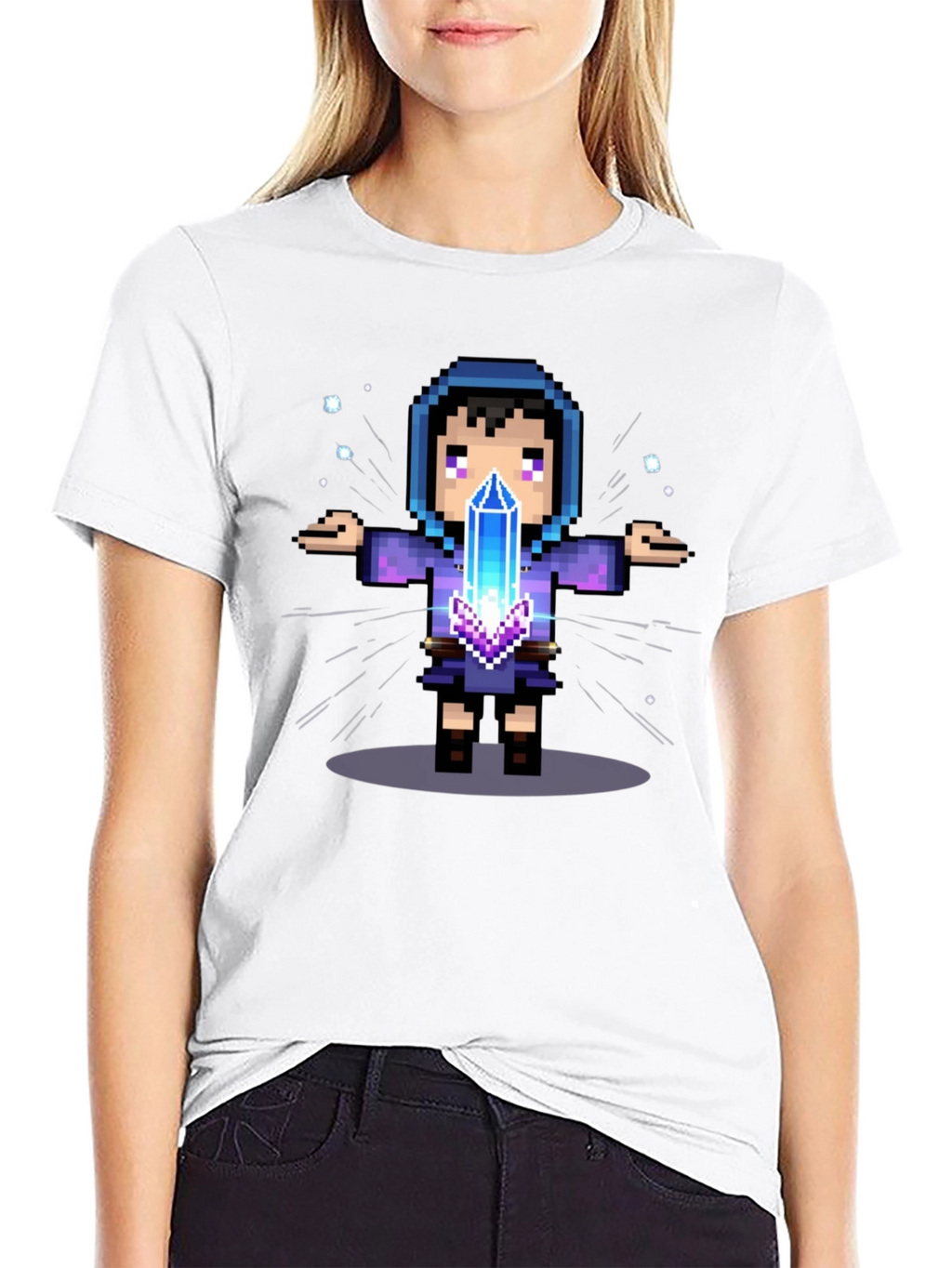 Pixel Wizard Graphic Tee