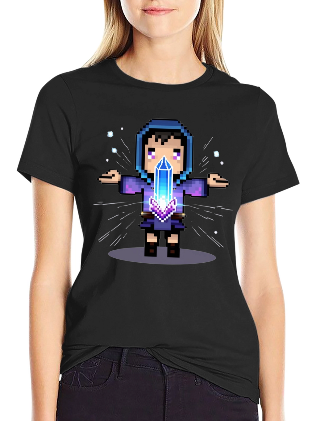 Pixel Wizard Graphic Tee
