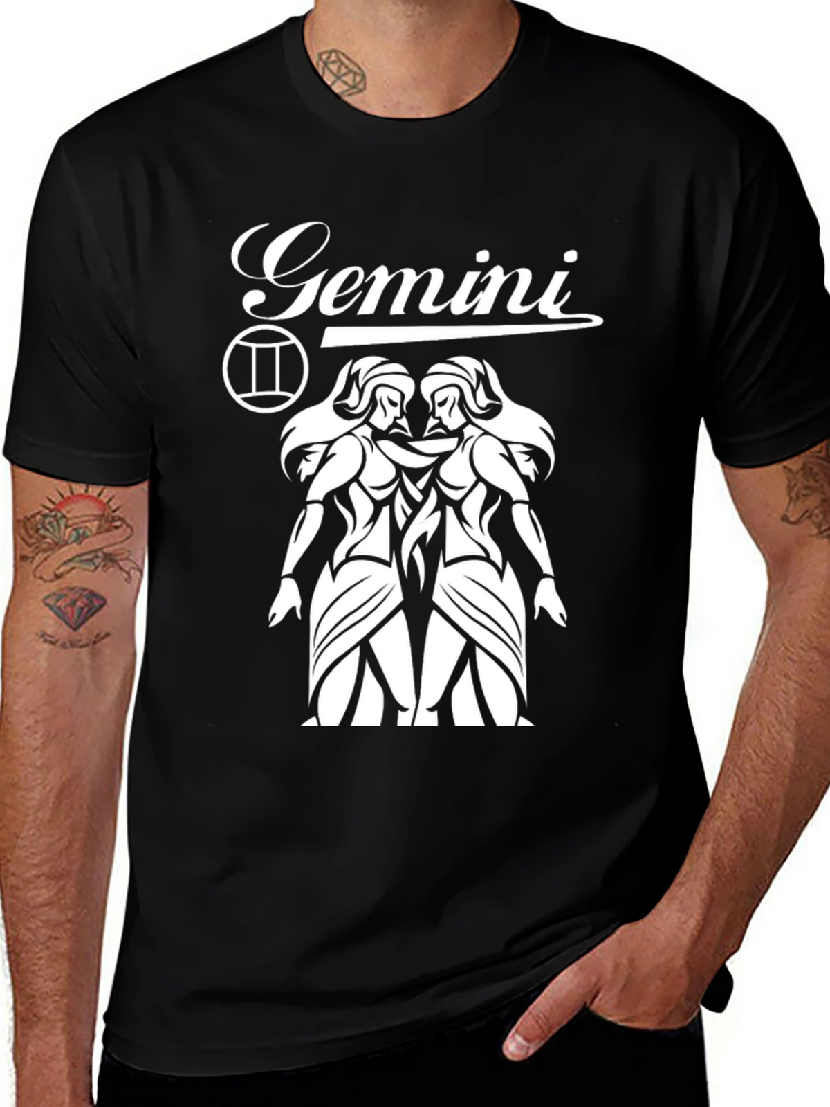 Gemini Zodiac Graphic T-Shirt