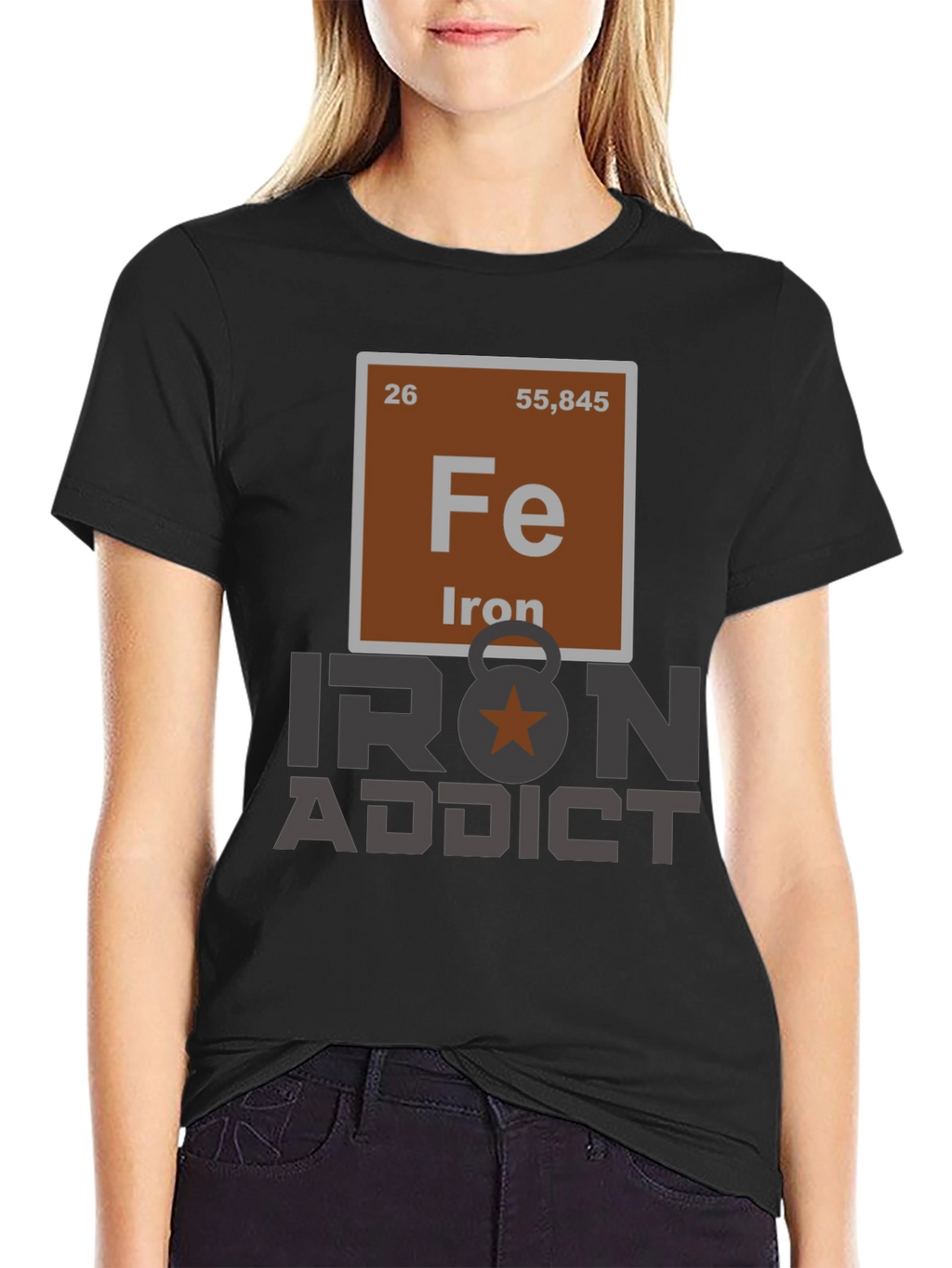 Iron Addict T-Shirt - Periodic Table Design