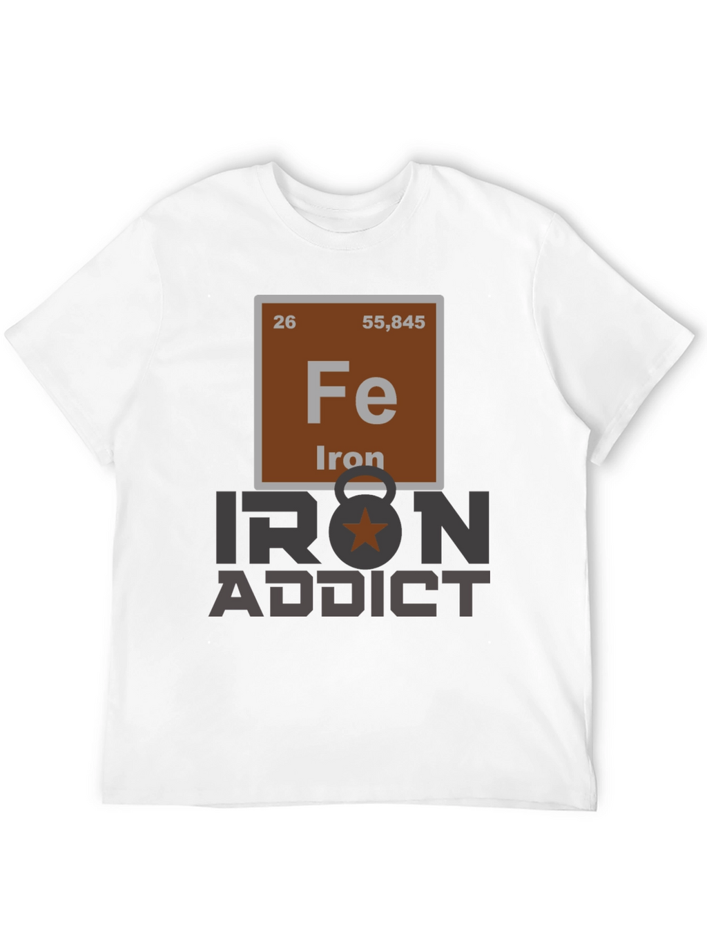 Iron Addict T-Shirt - Periodic Table Design