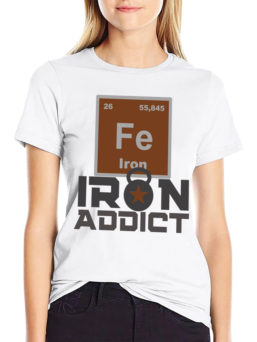 Iron Addict T-Shirt - Periodic Table Design