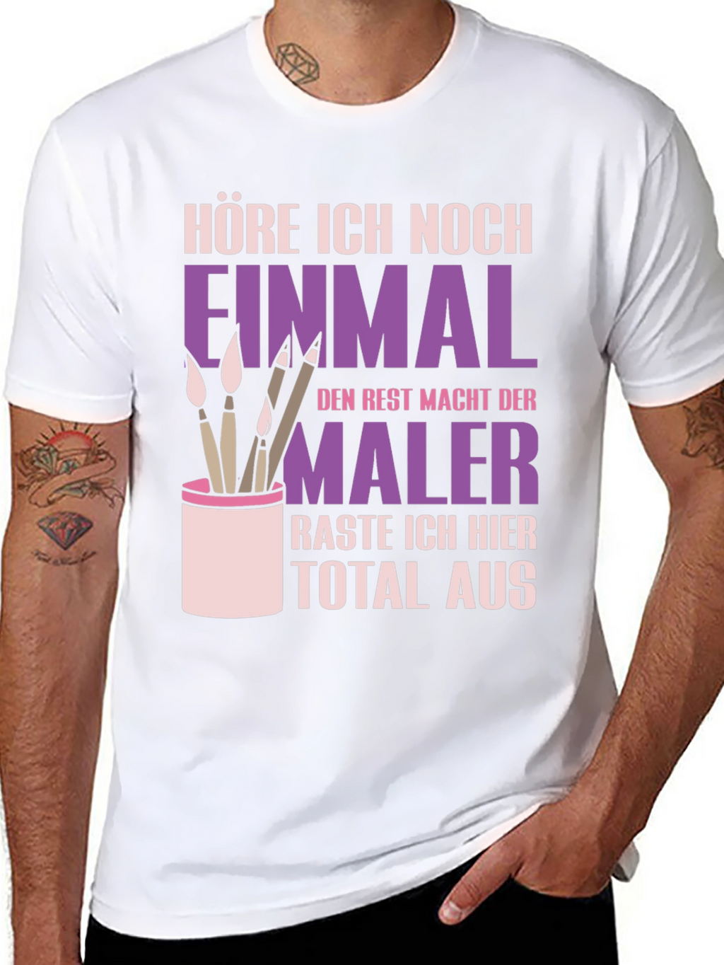 Painters Humorous German T-Shirt