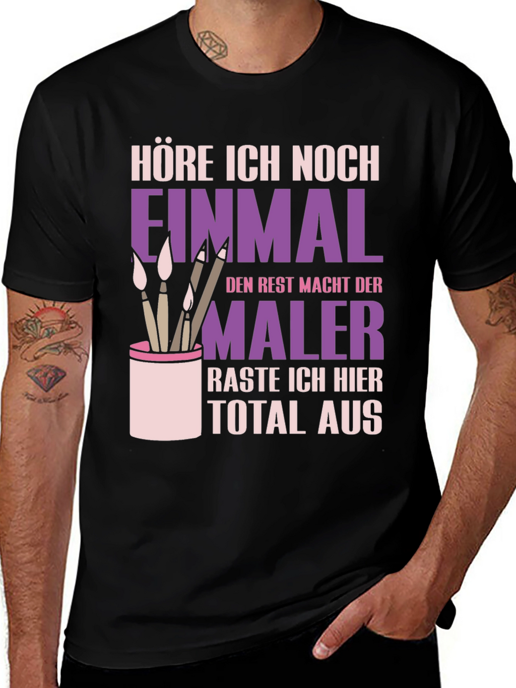 Painters Humorous German T-Shirt