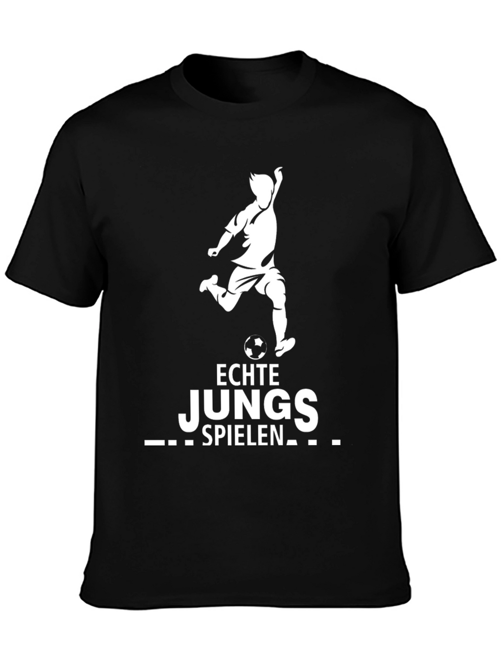 Echte Jungs Spielen T-Shirt Soccer Player Tee
