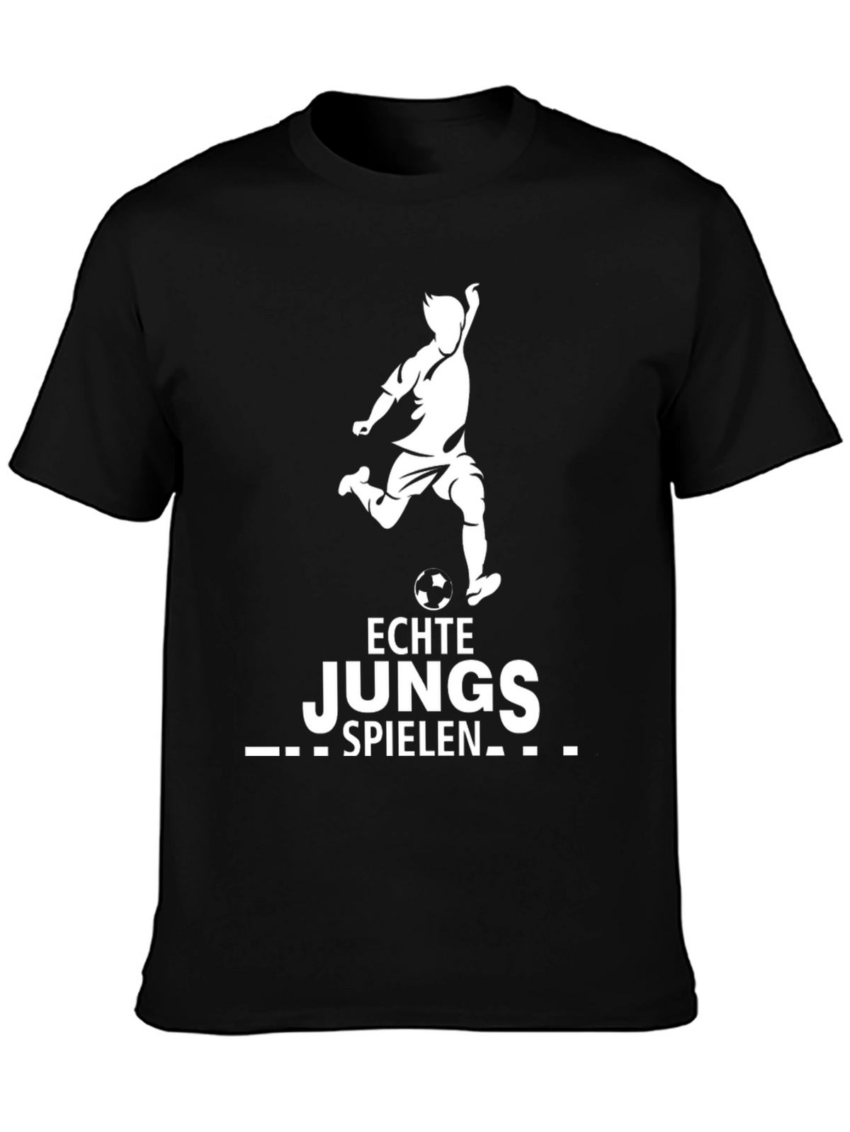 Echte Jungs Spielen T-Shirt Soccer Player Tee