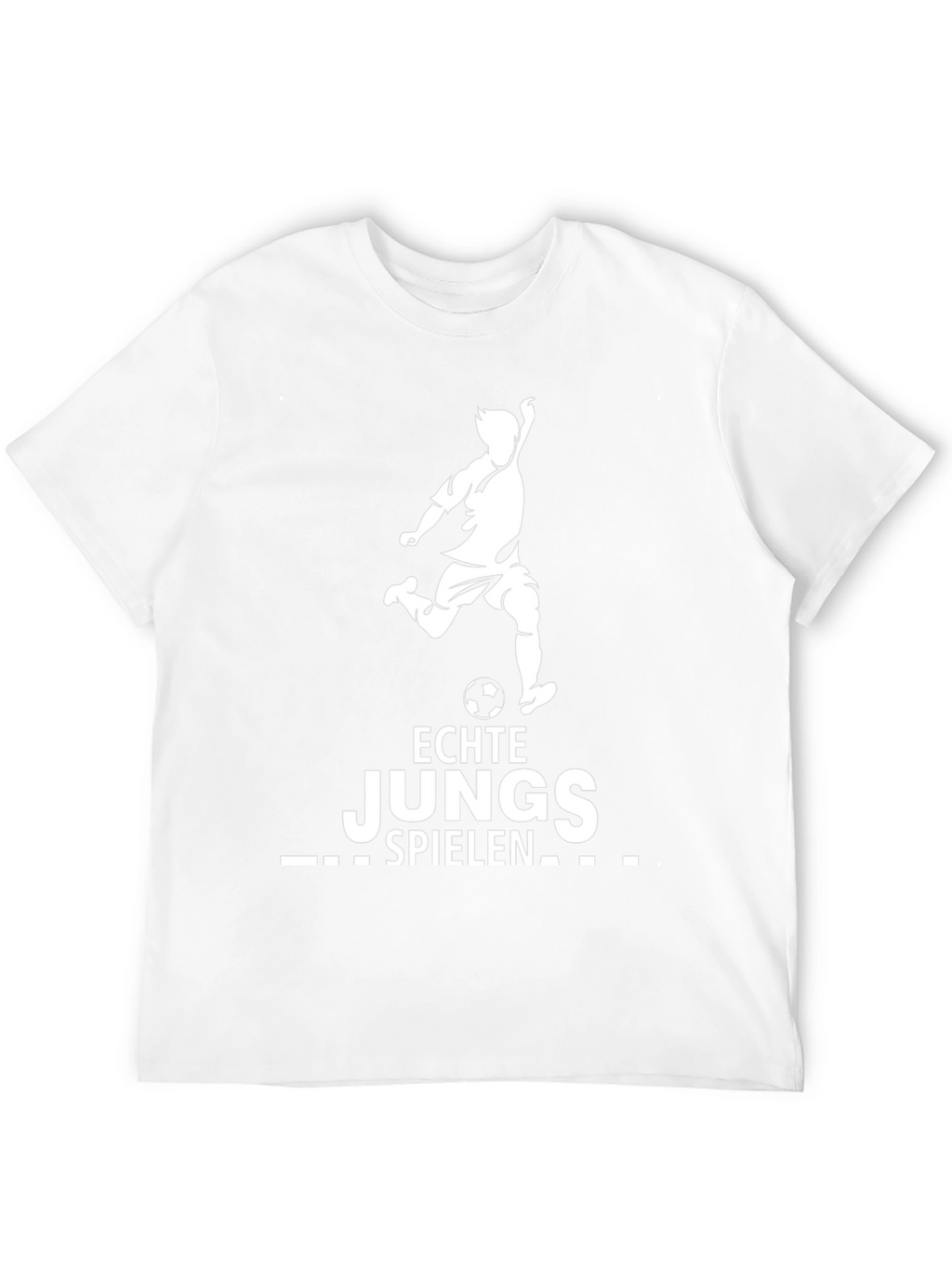 Echte Jungs Spielen T-Shirt Soccer Player Tee