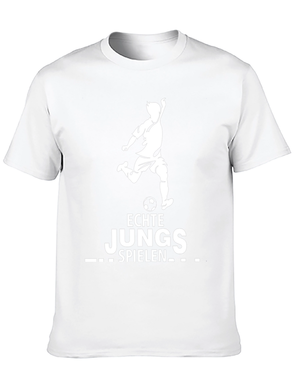 Echte Jungs Spielen T-Shirt Soccer Player Tee