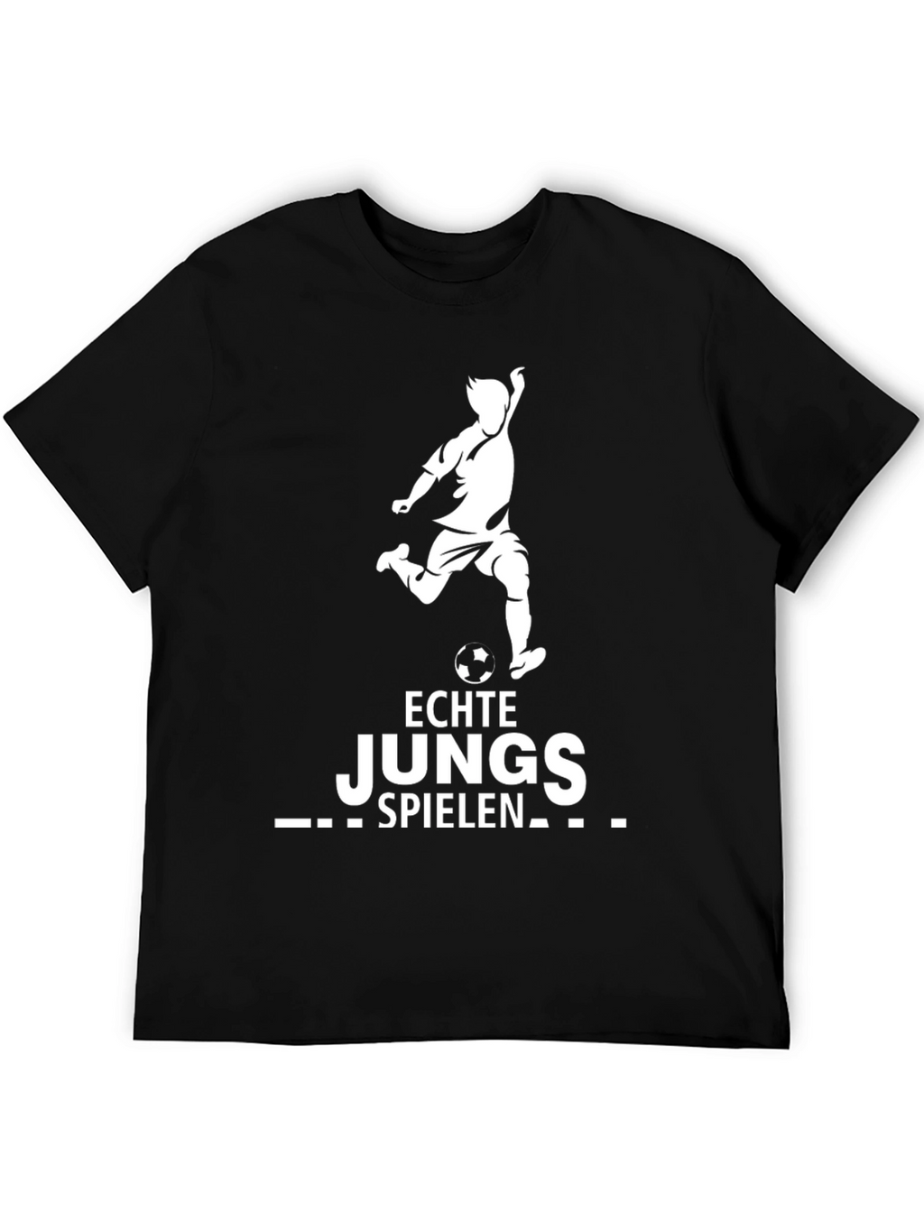 Echte Jungs Spielen T-Shirt Soccer Player Tee