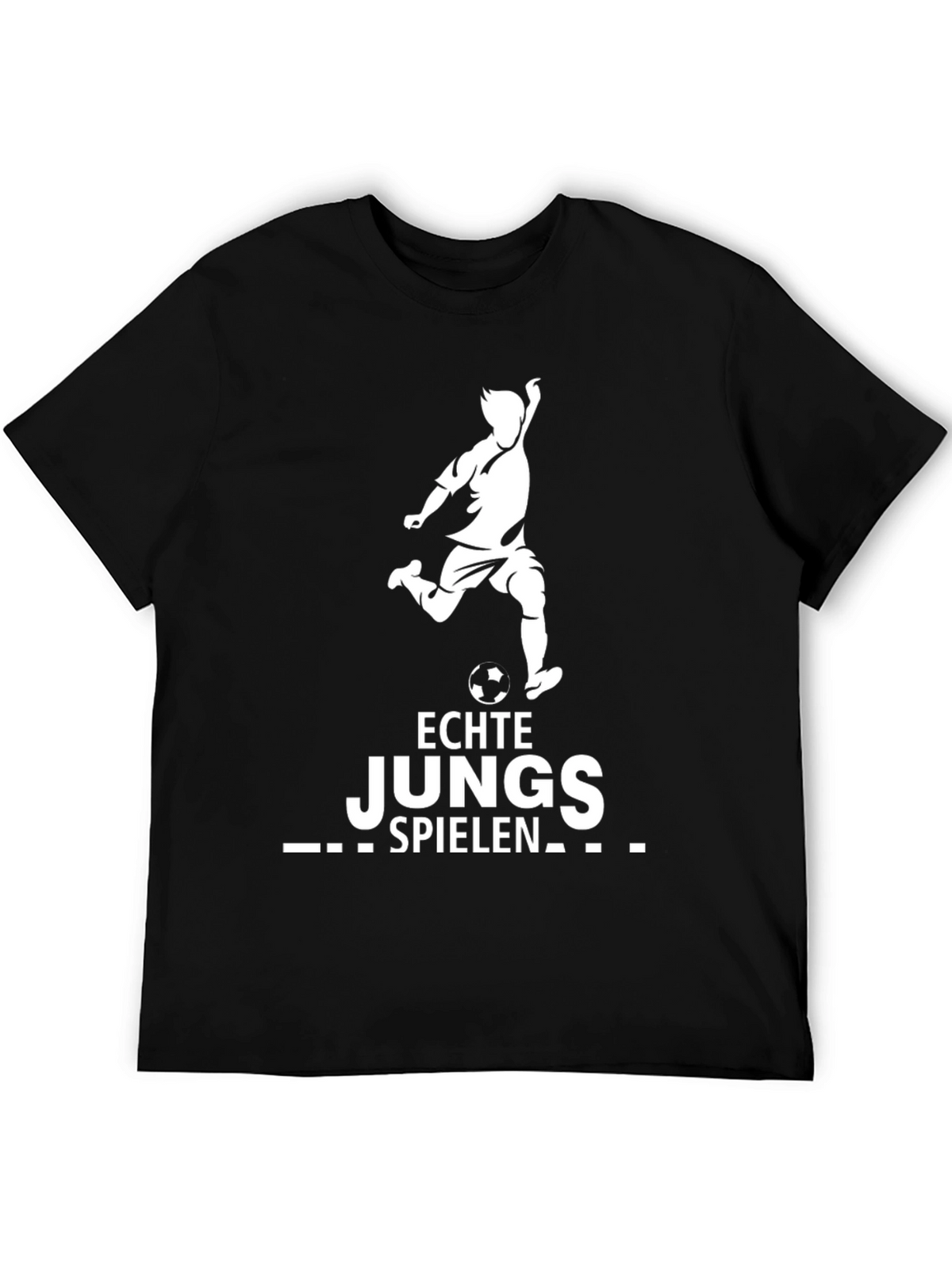 Echte Jungs Spielen T-Shirt Soccer Player Tee