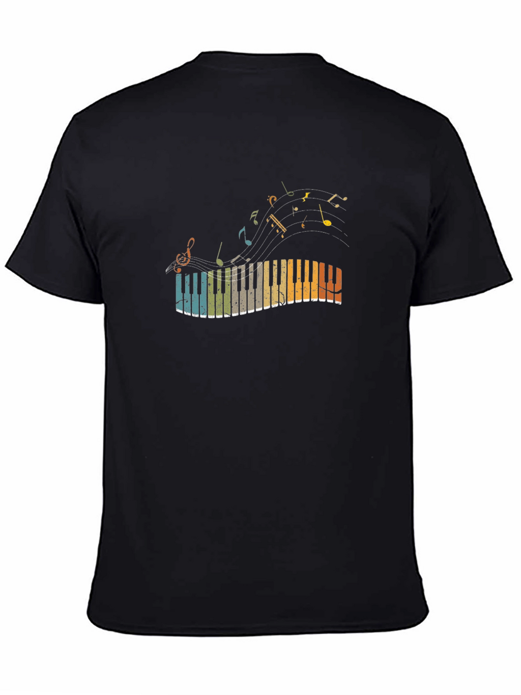 Retro Piano Music T-Shirt